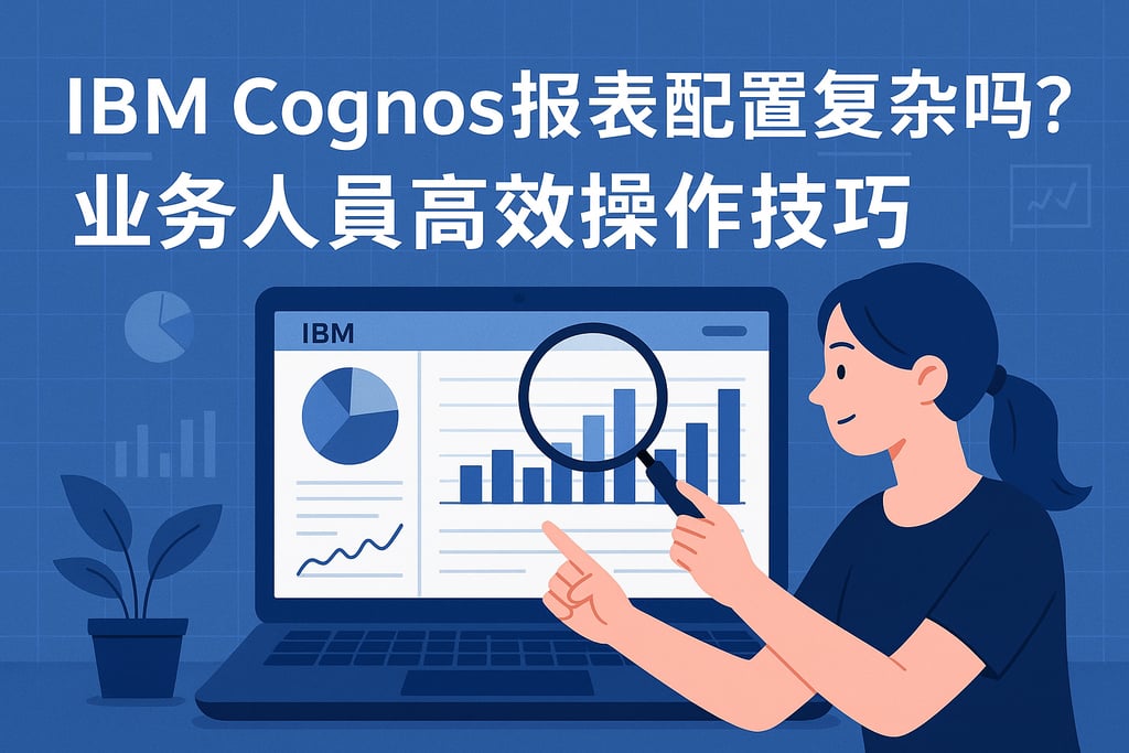 IBM Cognos报表配置复杂吗？业务人员高效操作技巧